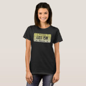 ニュージャージー州のバニティナンバープレート EXIT 15W Tシャツ (正面フル)