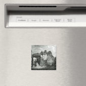 ニュージャージー州のパッサク川の滝のビュー マグネット (インサイチュ (食洗機))