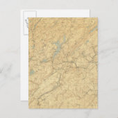 ニュージャージー州の中部高地 ポストカード (正面/裏面)