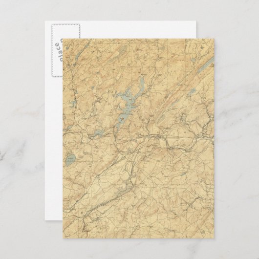 ニュージャージー州の中部高地 ポストカード (正面/裏面)