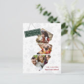 ニュージャージー州の休日の引越し案内はがき シーズンポストカード (スタンド正面)