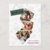 ニュージャージー州の休日の引越し案内はがき シーズンポストカード (正面)