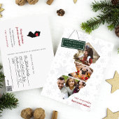 ニュージャージー州の休日の引越し案内はがき シーズンポストカード