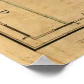 ニュージャージー州の地図(1777) ポスター (角)