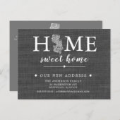 ニュージャージー州の州の移動アナウンスのポストカード 案内ポストカード (正面/裏面)