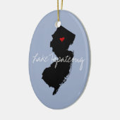 ニュージャージー州の故郷 セラミックオーナメント (左)