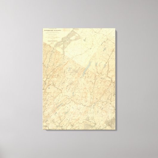 ニュージャージー州の高地2 キャンバスプリント (正面)