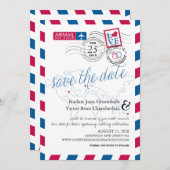 ニュージャージー州アイルランドAustralia Airmail日付を保存 セーブザデート (正面/裏面)