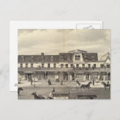 ニュージャージー州アスベリーパークのビジネスブロック ポストカード (正面/裏面)