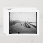 ニュージャージー州アスベリーパークのボードウォークヴィンテージ ポストカード (正面/裏面)