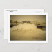 ニュージャージー州アスベリーパークストロングウェーブズヴィンテージ ポストカード (正面/裏面)