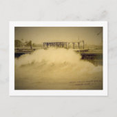 ニュージャージー州アスベリーパークストロングウェーブズヴィンテージ ポストカード (正面)