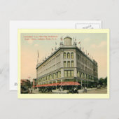 ニュージャージー州アスベリーパーク百貨店ヴィンテージ ポストカード (正面/裏面)