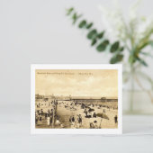 ニュージャージー州アズベリーパークボードウォーク&ビーチヴィンテージ ポストカード (スタンド正面)