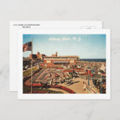 ニュージャージー州アズベリーパークヴィンテージ ポストカード (正面/裏面)