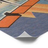 ニュージャージー州アトランティックシティ（ボードウォークシーン） ポスター (角)