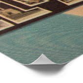 ニュージャージー州エリザベス – 大きな文字のシーン ポスター (角)