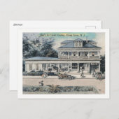 ニュージャージー州オーシャングローブのアイスクリームスタンド ヴィンテージ ポストカード (正面/裏面)