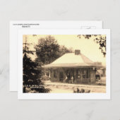 ニュージャージー州カリフォン駅デポヴィンテージ ポストカード (正面/裏面)