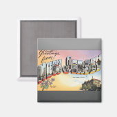 ニュージャージー州キャピタル10代，ヴィンテージ マグネット (正面/裏面)