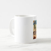 ニュージャージー州ケアンズバーグ – ヴィンテージショアビーチシーン コーヒーマグカップ (正面左)