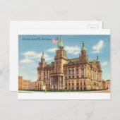 ニュージャージー州シティホール ポストカード (正面/裏面)