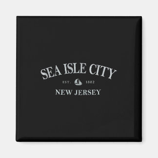 ニュージャージー州シーアイルシティ _ シーアイルシティ NJ 帆船 マグネット