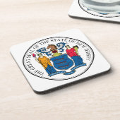 ニュージャージー州シール –  コースター (左側)