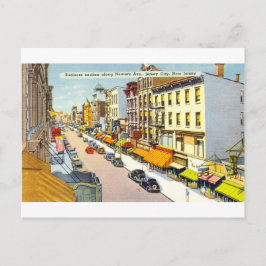 ニュージャージー州ジャージーシティにニューアークAve ポストカード