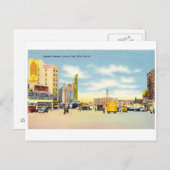 ニュージャージー州ジャージー市ジャーナル・スクエア ポストカード (正面/裏面)