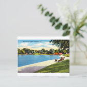 ニュージャージー州ジャージー市リンカーン公園のシーン ポストカード (スタンド正面)