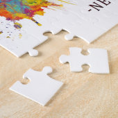 ニュージャージー州スカイライン ジグソーパズル (側面)