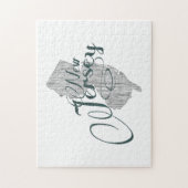 ニュージャージー州タイポグラフィ ジグソーパズル (縦)