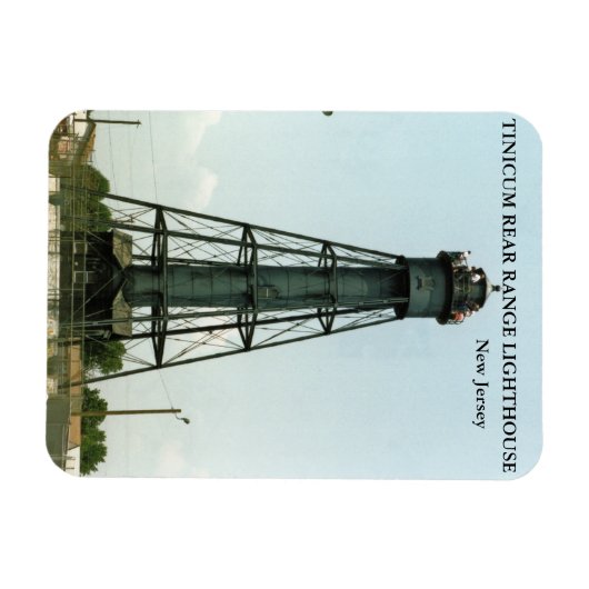 ニュージャージー州ティニクムリアレンジライトハウス マグネット (横)