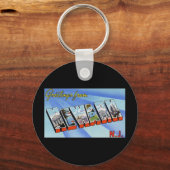 ニュージャージー州ニューアークからの挨拶 キーホルダー (正面)