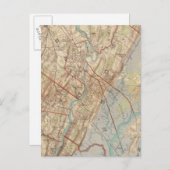 ニュージャージー州ニューアークとパターソン ポストカード (正面/裏面)