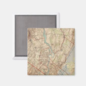 ニュージャージー州ニューアークとパターソン マグネット (正面/裏面)