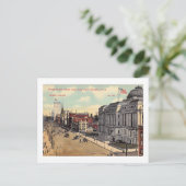 ニュージャージー州ニューアーク州ブロード・セントヴィンテージ ポストカード (スタンド正面)