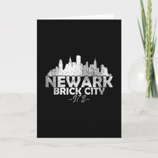 ニュージャージー州ニューアーク市 Brick City スカイライン カード