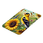 ニュージャージー州バードイースタンゴールドフィンチ マグネット (左側)