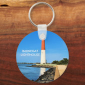 ニュージャージー州バーネガットライトハウスKeychain キーホルダー (正面)
