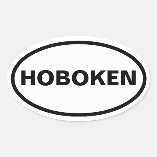 ニュージャージー州フォーホボケン 楕円形シール (正面)