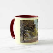 ニュージャージー州フリーホールドW.メイン・セント,ヴィンテージスタイル マグカップ (正面左)