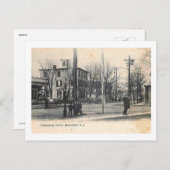 ニュージャージー州ブルームフィールド市ウォッシングセンターヴィンテージ ポストカード (正面/裏面)