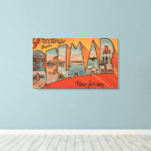 ニュージャージー州ベルマー – ラージ・レター・シーン キャンバスプリント (インサイチュ (ウッドフロア))