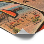 ニュージャージー州ベルマー – ラージ・レター・シーン ポスター (角)