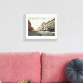 ニュージャージー州ホボケンのワシントン・セントヴィンテージ キャンバスプリント (インサイチュ (リビング))