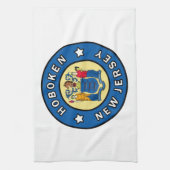 ニュージャージー州ホーボーケン キッチンタオル (縦)