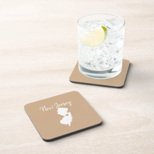 ニュージャージー州マップlove home コースター (右側)