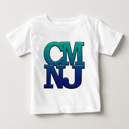 ニュージャージー州メイ岬からの挨拶 ベビーTシャツ (正面)